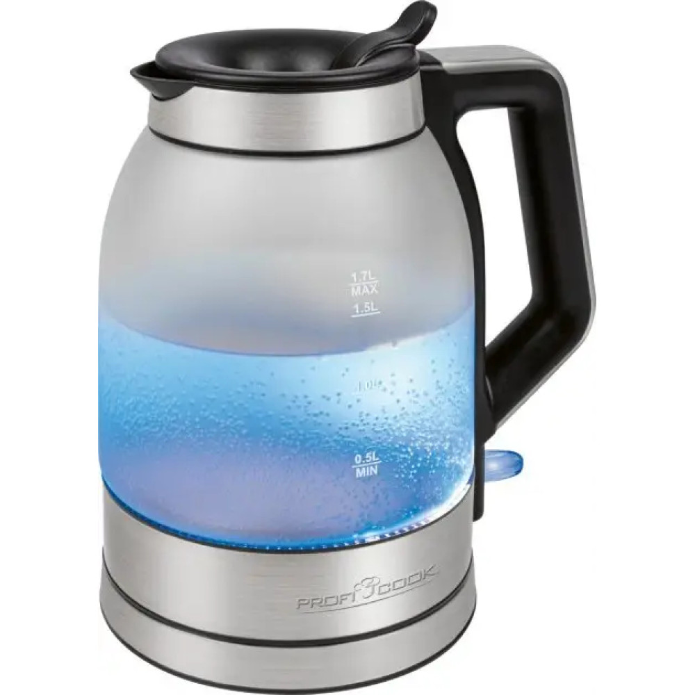 Чайник електричний скло PROFI COOK PC-WKS 1215G