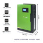 Гібридний інвертор Qoltec Solar Off-Grid 3,5 кВт | 100А | 24 В | MPPT