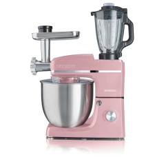 Кухонний комбайн 1500 Вт рожевий HEINRICH'S HKM 8083 ROSA