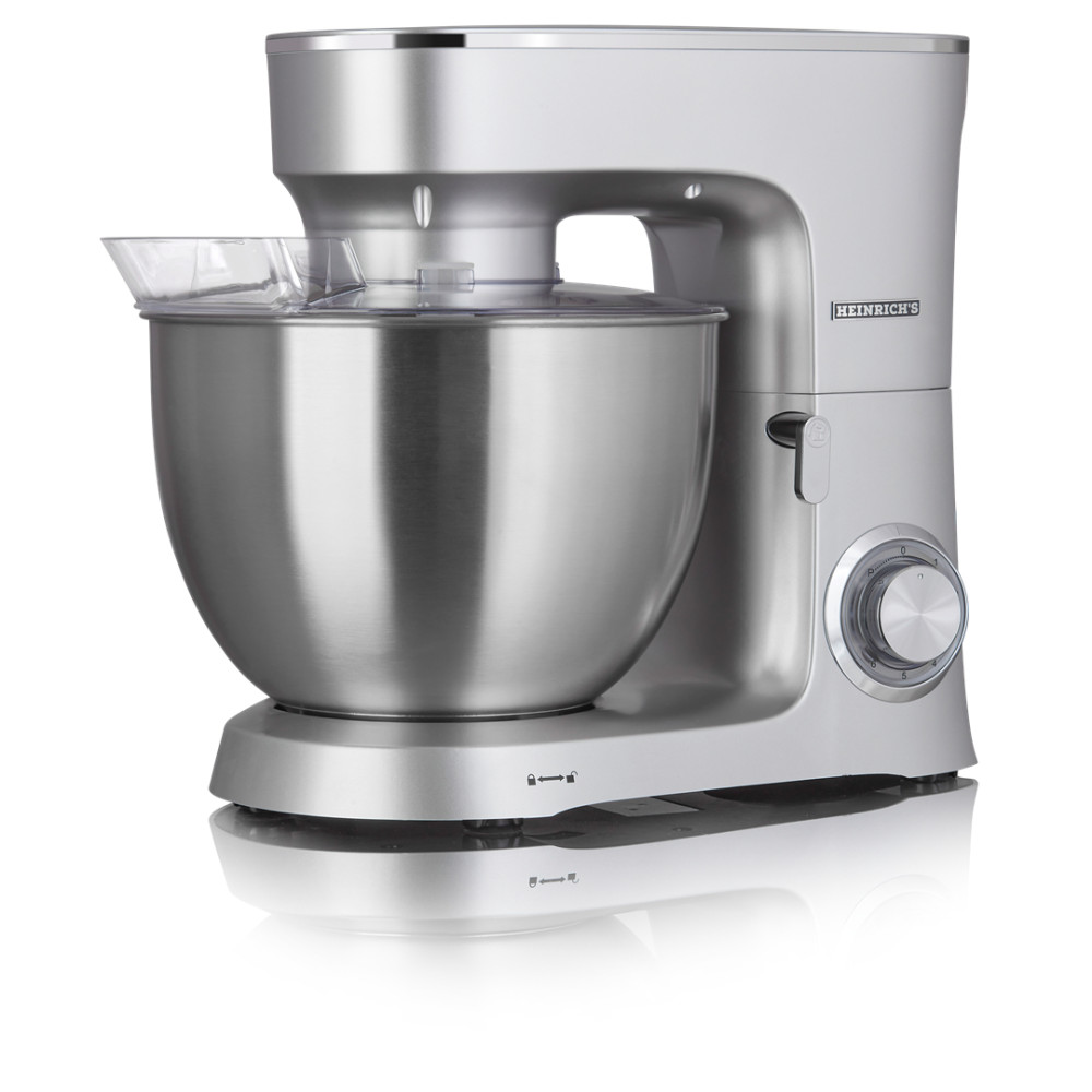 Планетарний кухонний міксер 8 л 1400 Вт срібло HEINRICH'S HKM 8078 SILBER